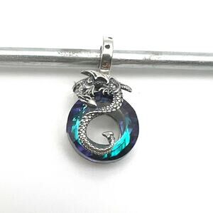 New Dragon Circle Charm for European Bracelet